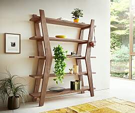 Regal Xanthios 170x40 cm Akazie Braun