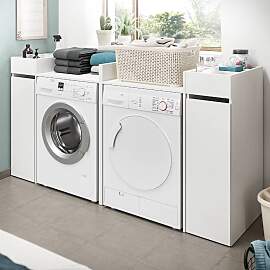 Regalsystem Aufbewahrungssystem in Weiß