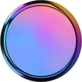 Regenbogenfarben Rundes Serviertablett aus