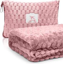 Reisedecke Kissen 2 in 1, Weiche & Warme