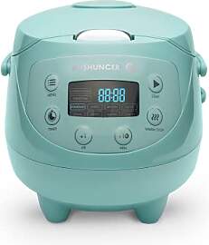 REISHUNGER Digitaler Reiskocher klein, mint| 0,6 L 