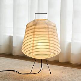 Reispapier Lampenschirm, Papier Tischlampe Weiß