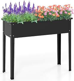RELAX4LIFE Hochbeet Metall, Blumenbeet Frühbeet