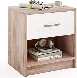 RELAX4LIFE Nachttisch, Nachtschrank mit Schublade