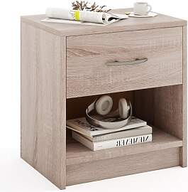 RELAX4LIFE Nachttisch, Nachtschrank mit Schublade