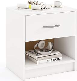 RELAX4LIFE Nachttisch, Nachtschrank mit Schublade