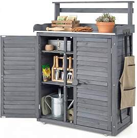 RELAX4LIFE Pflanztisch Outdoor, Gartentisch Holz