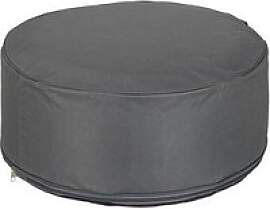 relaxdays aufblasbarer Hocker grau