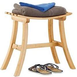 relaxdays Badhocker 10022339_0 braun, 1 St.
