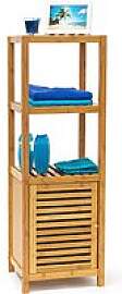 relaxdays Badregal braun 36,5 x 33,0 x 110,0 cm