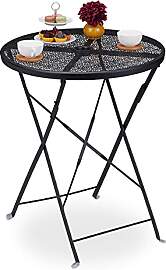 Relaxdays Balkontisch klappbar, HxD: 71,5 x 60,5