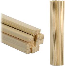 Relaxdays Bambusstäbe, 200er Set, 30 cm,