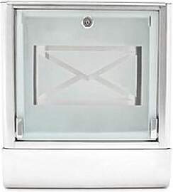 relaxdays Briefkasten 10018515_0 silber