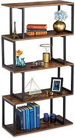 Relaxdays Bücherregal, Industrial Design, 5