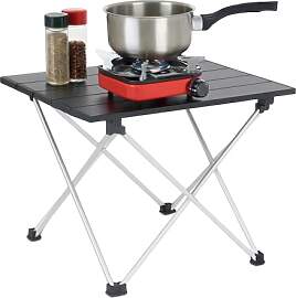 Relaxdays Campingtisch, Faltbarer Beistelltisch,