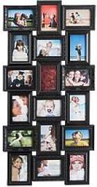 relaxdays  Collage-Bilderrahmen schwarz 54,0 x