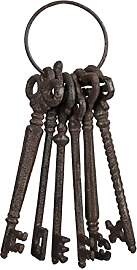 Relaxdays Deko Schlüsselbund, antik, 6