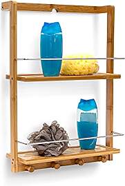 Relaxdays Duschregal aus Bambus HxBxT: ca. 53 x 38 