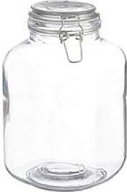 relaxdays Einmachglas transparent 3,0 l, 1 St.