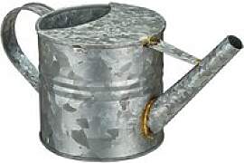 relaxdays Gießkanne silber 1,3 l