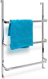 Relaxdays Handtuchhalter mit 3 Handtuchstangen