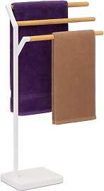 Relaxdays Handtuchständer, HxBxT: 75 x 38,5 x 18