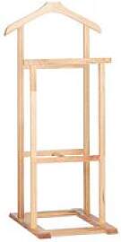 relaxdays Herrendiener braun Holz 47,0 x 102,0 cm, 