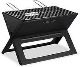 relaxdays Holzkohlegrill 45,5 x 30,0 x 30,0 cm, 1