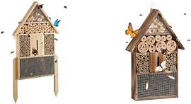 Relaxdays Insektenhotel L stehend, Nisthilfe für