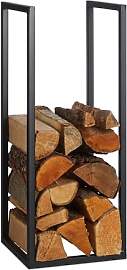 Relaxdays Kaminholzregal, Metall, HBT: 75x30x30