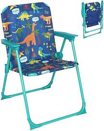 Relaxdays Kinder Klappstuhl, Campingstuhl mit