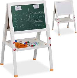 Relaxdays Kinderstandtafel, beidseitig magnetisch, 