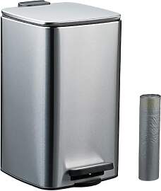 Relaxdays Kosmetikeimer, 8 L, Absenkautomatik,