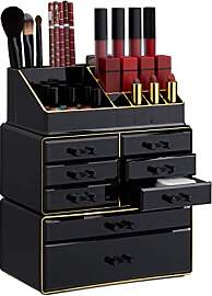 Relaxdays Make Up Organizer mit Schubladen,
