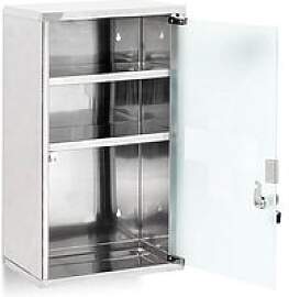 relaxdays Medizinschrank EMERGENCY XL ohne Norm