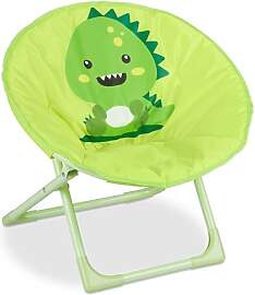 Relaxdays Moonchair Kinder, Monster, faltbar,