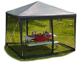 Relaxdays Moskitonetz für 3 x 3 m Pavillon, 2
