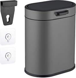 Relaxdays Mülleimer Wandmontage, 5 Liter,