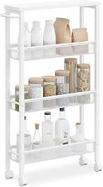 Relaxdays Nischenwagen, HxBxT: 77 x 13x 45,5 cm,