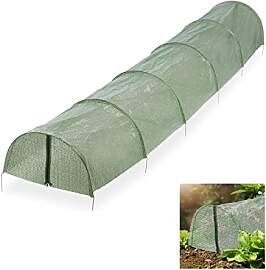 Relaxdays Pflanztunnel mit Reißverschluss, 2,9 m