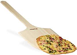 Relaxdays Pizzaschieber XXL aus Holz mit extra