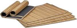 relaxdays Platzset braun 30,0 x 45,0 cm, 6 St.