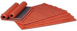 relaxdays Platzset rot 30,0 x 45,0 cm, 6 St.