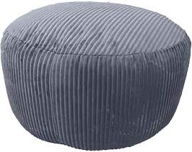 Relaxdays Pouf, Cord, HxD: 35 x 50 cm,