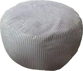 Relaxdays Pouf, Cord, HxD: 35 x 50 cm,