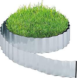 Relaxdays Rasenkante, 12m, Beetbegrenzung aus