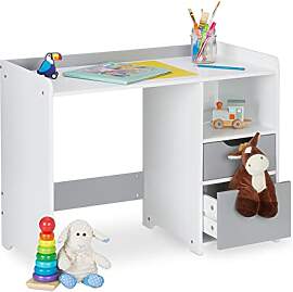 Relaxdays Schreibtisch Kinder, HBT 60 x 80 x 38