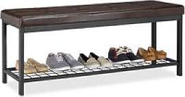 relaxdays Schuhbank 10023311_93 schwarz, braun