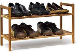 relaxdays Schuhregal braun 69,0 x 26,0 x 40,5 cm,