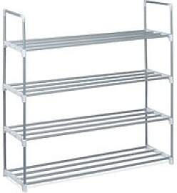 relaxdays Schuhregal grau 90,0 x 31,0 x 93,0 cm, 1 